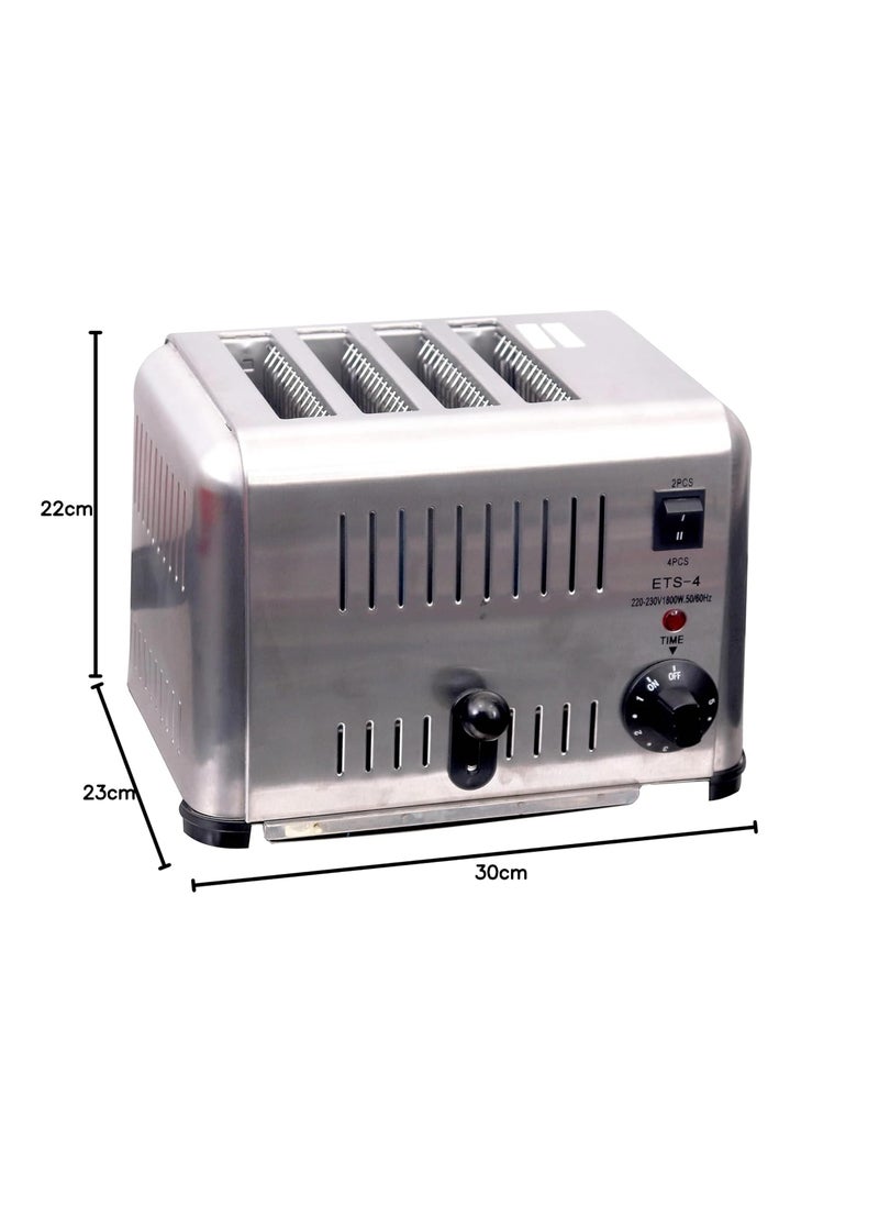 Electric PopUp Toaster 4 Slots Commercial