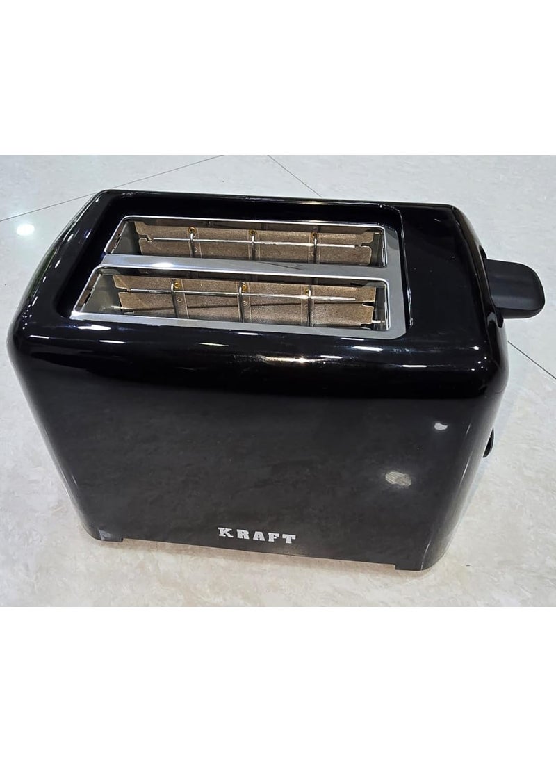 KRAFT ITALY POP UP TOASTER 750 WATT BLACK