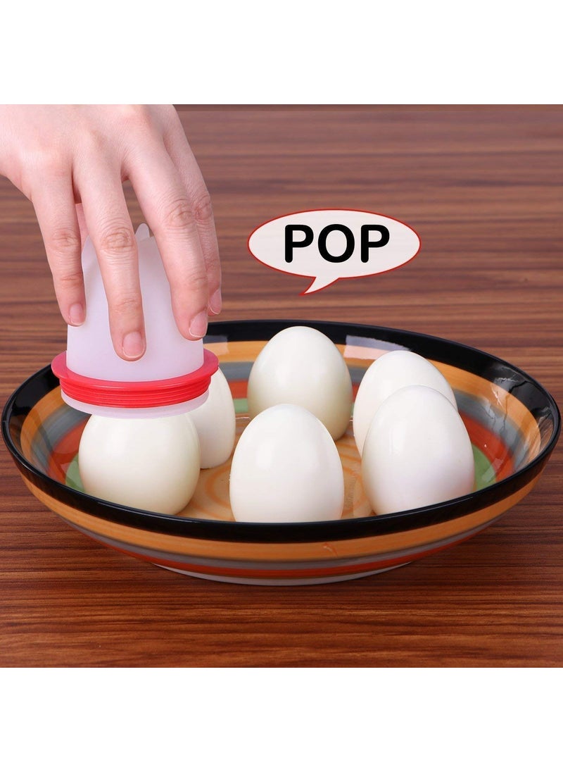 Revernest Egg Maker Mold Silicon Egg Boil Cup Hard Boiled Egg Cooker Without Egg Shell Silicone Egg Boil Poachers