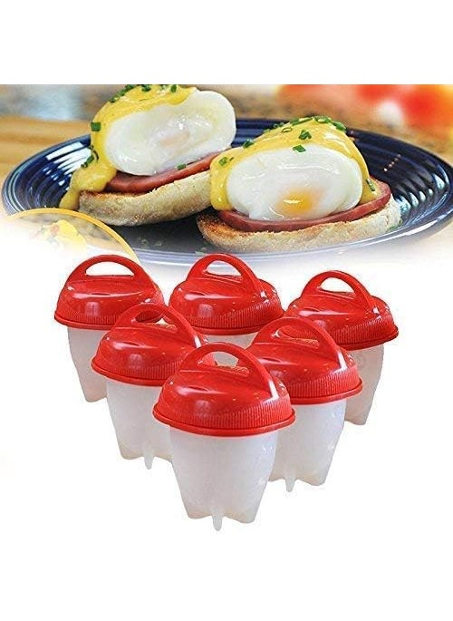 Revernest Egg Maker Mold Silicon Egg Boil Cup Hard Boiled Egg Cooker Without Egg Shell Silicone Egg Boil Poachers