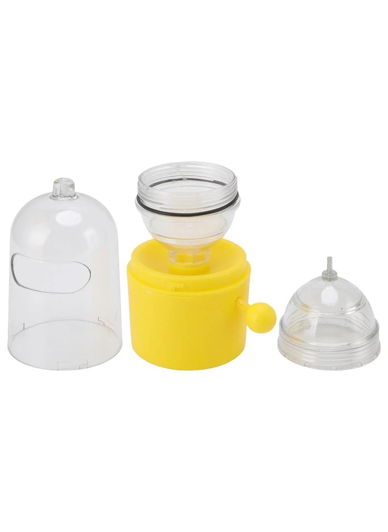 SNAPSHOPECOM Egg Puller Multifunctional Egg Maker Small and Large Eggs Egg Scrambler Egg Spinner with Pulling Rope Without Breaking The Eggs Multicolor 1 pcs