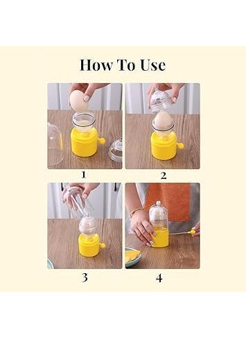 SNAPSHOPECOM Egg Puller Multifunctional Egg Maker Small and Large Eggs Egg Scrambler Egg Spinner with Pulling Rope Without Breaking The Eggs Multicolor 1 pcs