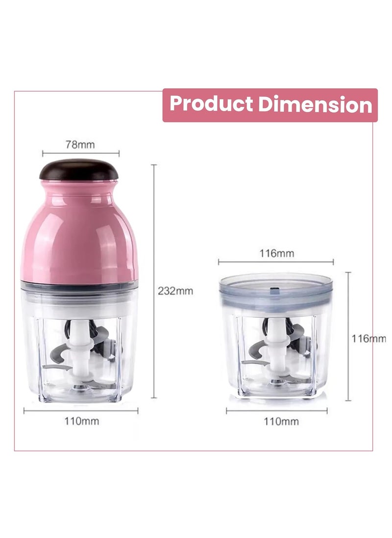 HIRNAYA Multi Purpose Kitchen Food Processor Electric Mini Mixer Juicer Grinder Capsule Cutter Unique Blender System Food Chopper Food Processor Blenders Mini Blender Mixers Grinder