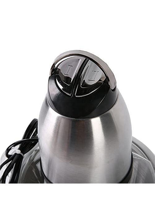 HOMETIC 2 Speeds Electric Meat Chopper Vegetable Grinder Mincer Food Processor Cutter Slicer 304 Stainless Steel 220V 3L 400W