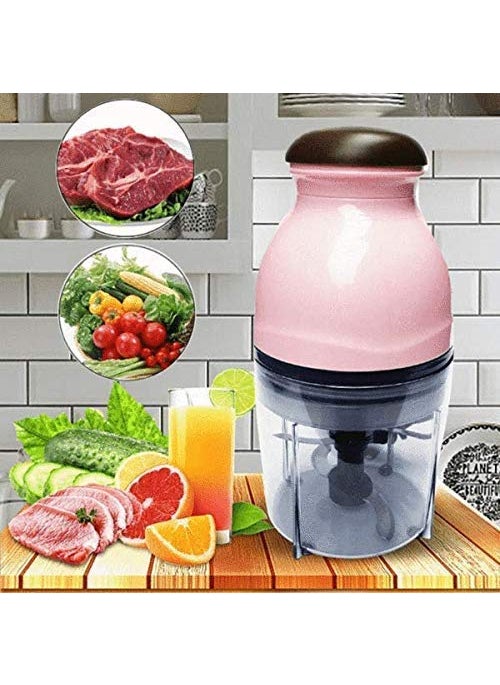 DHYANI Super Capsule Cutter Juicer Electric Food Processor Multipurpose Food ChopperVegetableFruit Cutter Onion Slicer Dicer Blender Mixer Meat Grinder Crusher Mincer