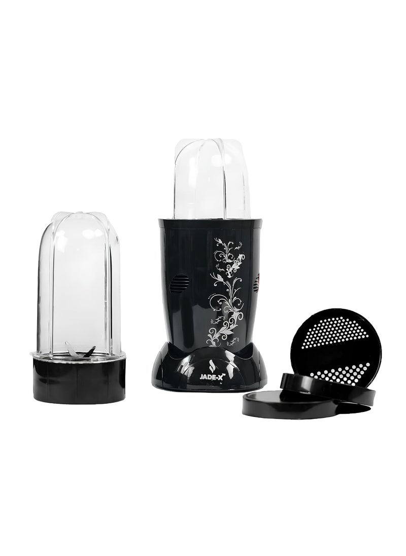 JADEX Nutri Blender Powerful and Compact Personal Blender for Healthy Smoothies and More Black