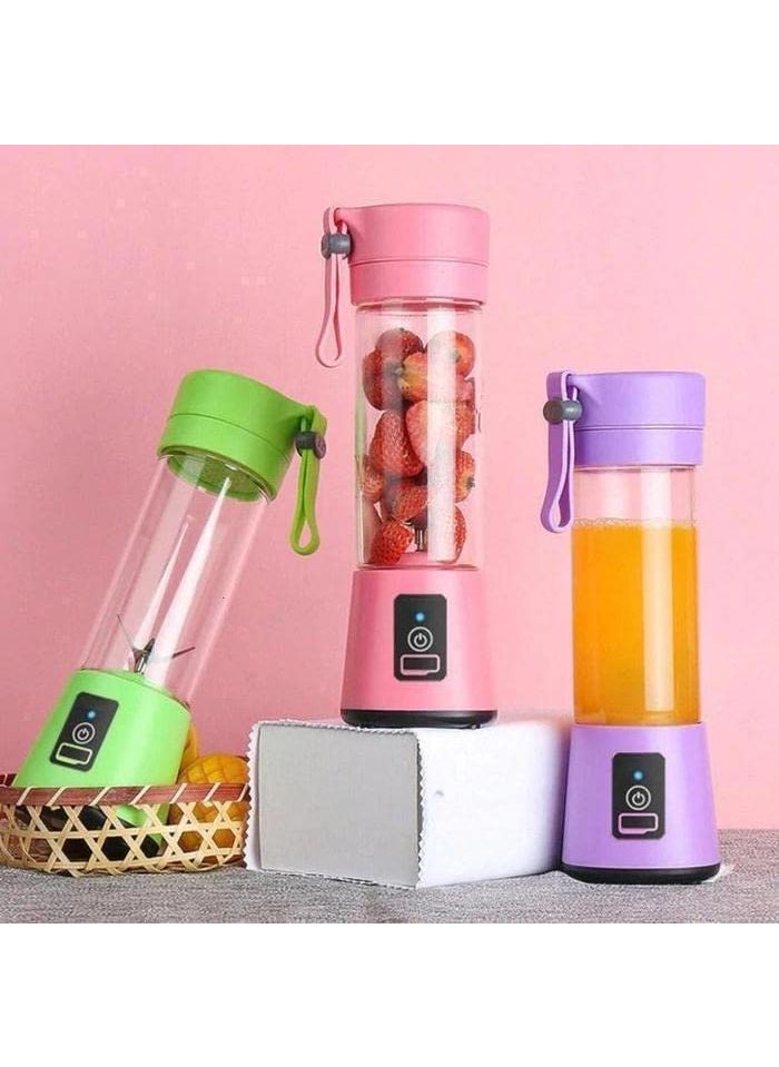 SHAYONAM Portable Blender USB Rechargeable Mini Juicer Blender Electric Juicer Bottle Blender Grinder Mixer Personal Size Blender for Juices Shakes and Smoothies Fruit Juicer MachineStyle 2m