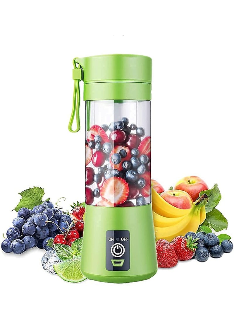 DISH DWELL 6 Blade Usb Juicer BottlePortable Usb Juicer Machine Electric Usb Juice Maker Mixer Bottle Blender Grinder Mixer6 Blades Rechargeable Bottle Shake Fruit Vegetable Juicer Mixer 1PC