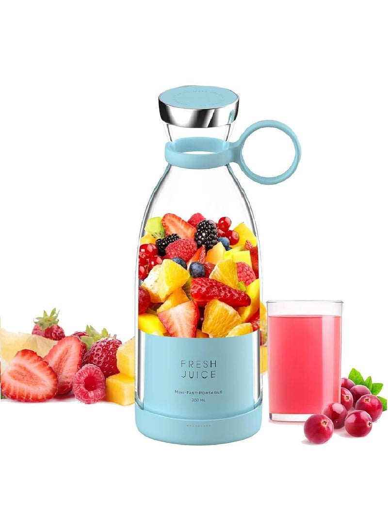 HBD Rechargeable Portable Electric Mini USB Juicer Bottle Blender for Making Juice Travel Juicer Mixer for All Fruits Hand Juicer Machine Multicolor 1 Pc