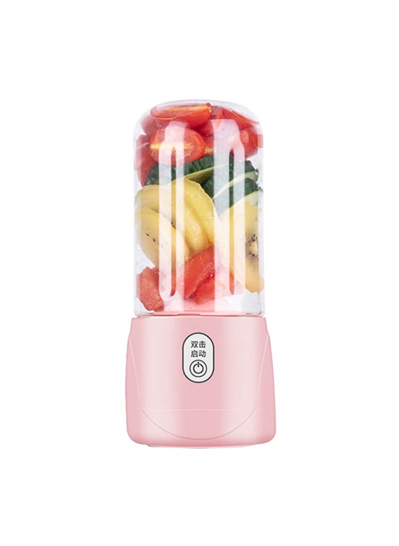 BLAGO USB Rechargeable Portable Juice Maker Blender Grinder Mixer Personal Size USB Rechargeable Mini Juicer for Smoothies and Shakes with 4 Blades Juicer Cup pack of 1