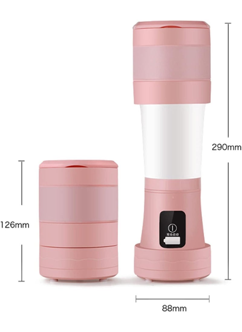 Foldable Cup Blender Portable Wireless Foldable Cup Blender for Smoothies and Juices Crush Ice Baby Food Blender Travel Blender home kitchen juicer Foldable Juicer cup Maker Juice Extractor1PCS