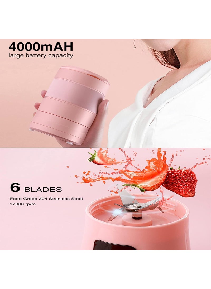 Foldable Cup Blender Portable Wireless Foldable Cup Blender for Smoothies and Juices Crush Ice Baby Food Blender Travel Blender home kitchen juicer Foldable Juicer cup Maker Juice Extractor1PCS