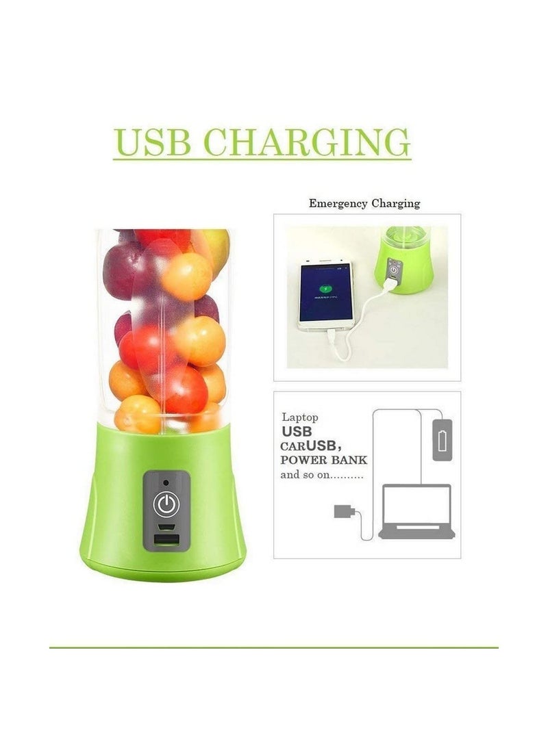 Krishna Zone Plastic Portable Usb Electric Smoothie Shaker And Maker Blender Juice Cup Purple