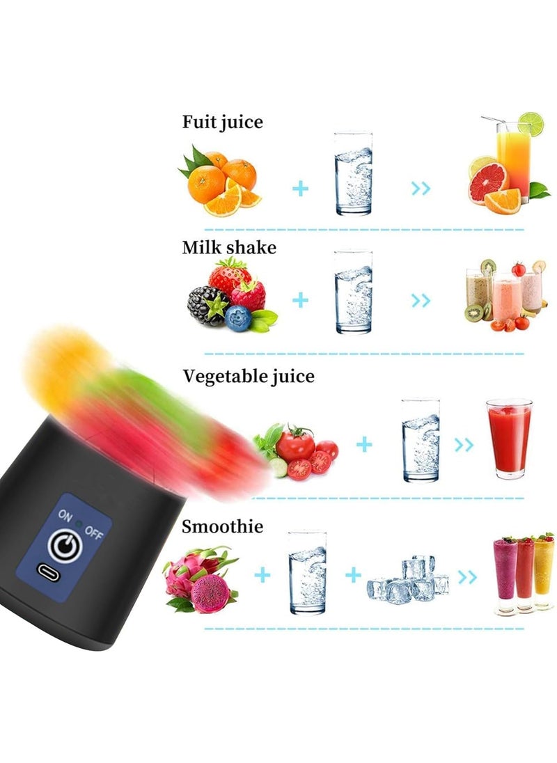 DADLM Portable Blender USB Mini Juicer BlenderElectric Juicer Bottle Blender Grinder Mixer Personal Size Blender for Juices Shakes and SmoothiesFruit Juicer Machine 1