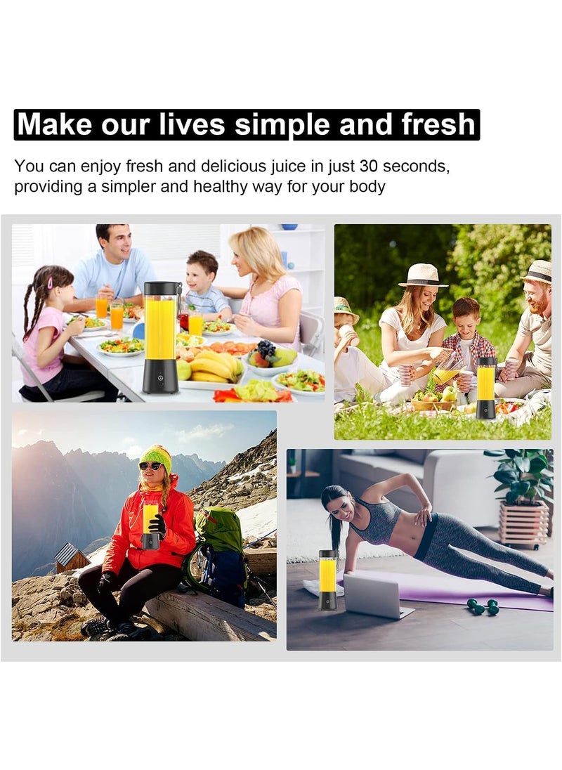 DADLM Portable Blender USB Mini Juicer BlenderElectric Juicer Bottle Blender Grinder Mixer Personal Size Blender for Juices Shakes and SmoothiesFruit Juicer Machine 1