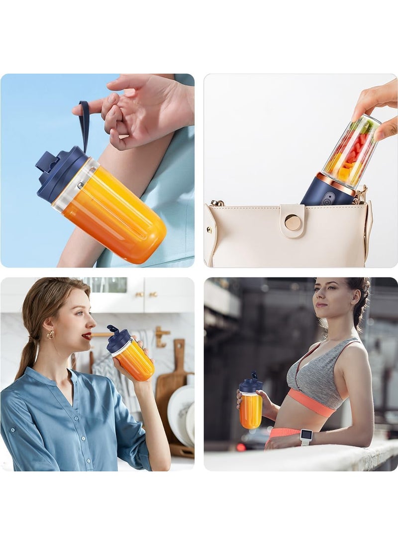 Maxismart Portable Blender For Smoothie And Juices Powerful 40 Watts Juicer Blender that Can Crush Ice too Juicer Machine With 1800 Mah Rechargeable BatterySmoothie Blender With In 400 MLJar