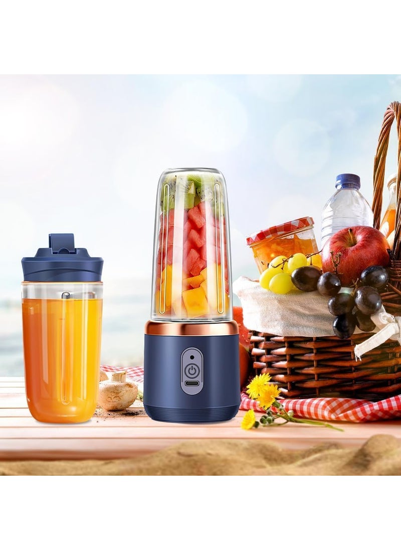 Maxismart Portable Blender For Smoothie And Juices Powerful 40 Watts Juicer Blender that Can Crush Ice too Juicer Machine With 1800 Mah Rechargeable BatterySmoothie Blender With In 400 MLJar