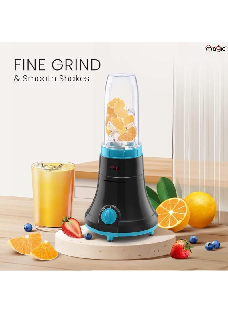 Magic Easy Mix Nutri 3 Jar Mixer Grinder Powerful 400 Watt Motor Long Lasting Shock Proof Abs Body Heavy Duty Motor With Nano Grinding Technology 1 year warranty