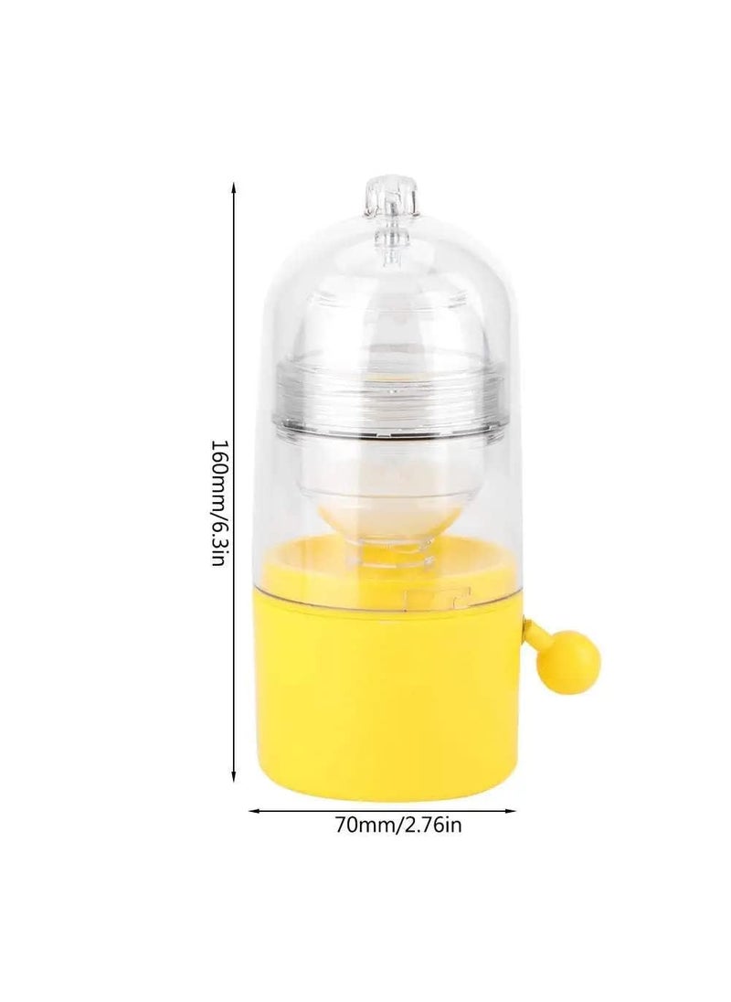 SHREESAMP Egg Scrambler in Shell Manual Egg Shakers Egg Spinner for Hard Boiled Eggs Golden Egg Homogenizer Maker Eggs Yolk White Mixer Spinner Kitchen Gadgets Egg Pudding Maker