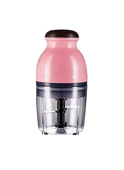 Fitaza Electric MultiPurpose Capsule Cutter Chopper Mini Food Processor and Blender with 4Blade Onion Tomato Chopping Mincing and Blending MultiColor
