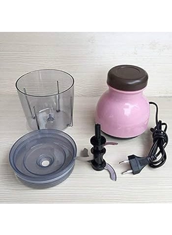 Fitaza Electric MultiPurpose Capsule Cutter Chopper Mini Food Processor and Blender with 4Blade Onion Tomato Chopping Mincing and Blending MultiColor