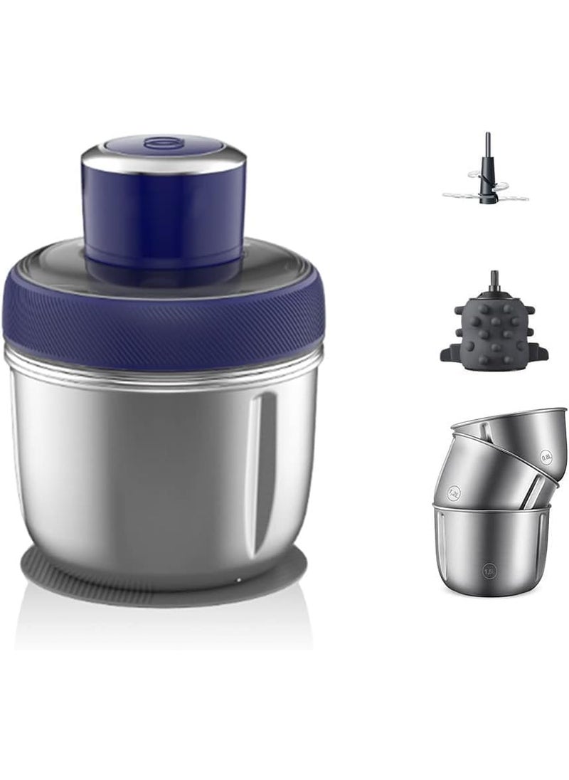 REMICH Meat Grinder Household MultiFunction Minced Vegetable Filling Cooking Machine 25L Mincer Electric Multi Chopper with 2 Speed Levels 800W Food Chopper Vegetable Fruit Onion Cutter