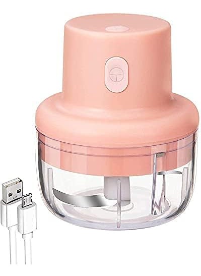 Expert Enterprise Portable USB Rechargeable Electric Fruit Vegetable Onion Garlic Cutter Food Speedy Chopper Mini Slicer Food Processor 250 mlMulticolour Electric Chopper