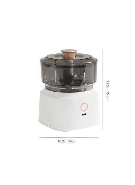 KEYMAX Wireless Portable Food Chopper for MeatGarlicGingerChiliOnions Electric Vegetable Fruit Chopper Wireless Vegetable Chopper With USB Charging Color White