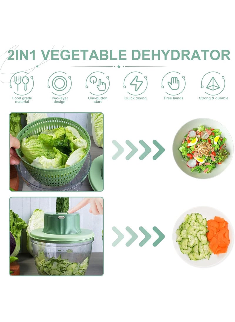 KEYOZA Electric Vegetable Chopper Multifunctional 2in1 Chopper Vegetable Cutter Strawberry Grape Slicer MultiFunction Fruit Vegetable Slicer Salad Making Pizza Fruit Dispenser Frifer