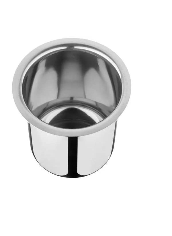 SHIV HOME WORLD Star Stainless Steel Deep Gunj for Milk Water 2 LitreNO 13