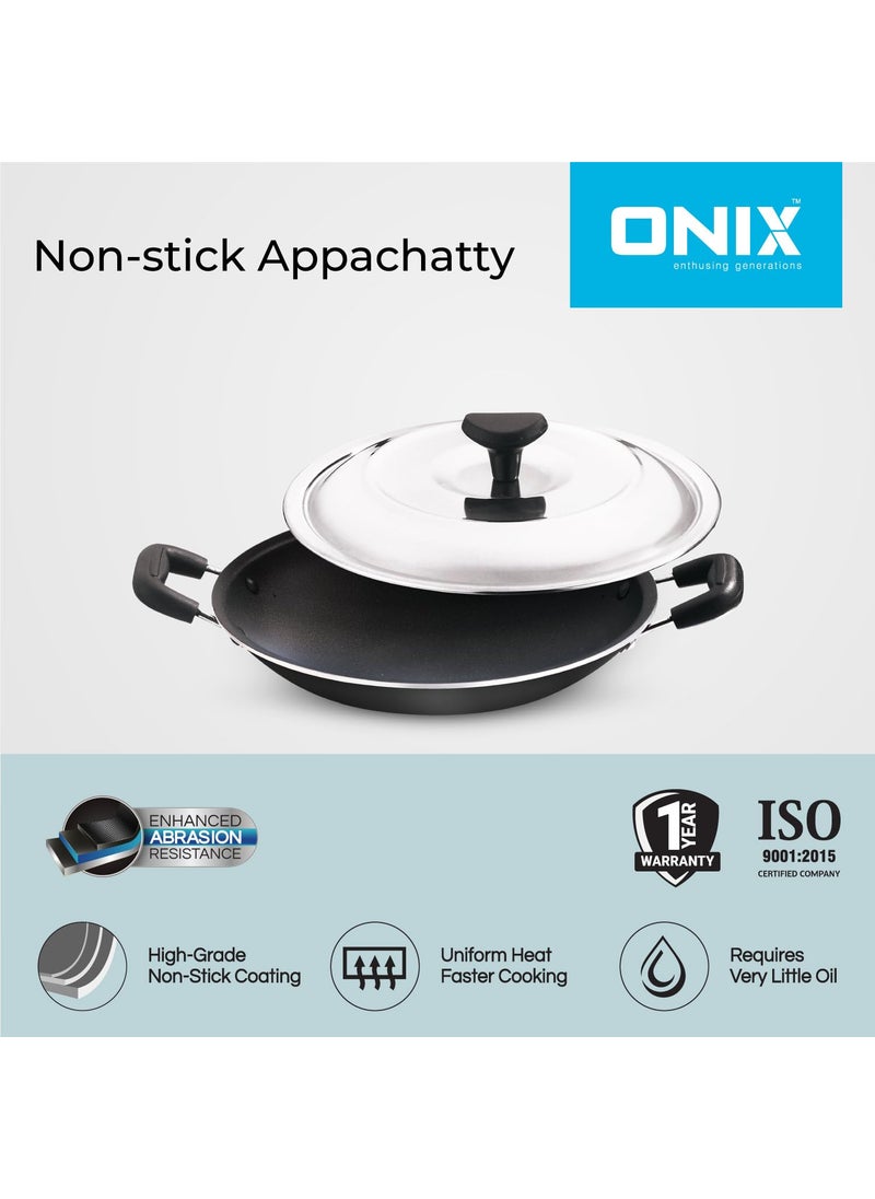 ONIX enthusing generations Onic Aluminium Non Stick Appachatty 20 cm Grey