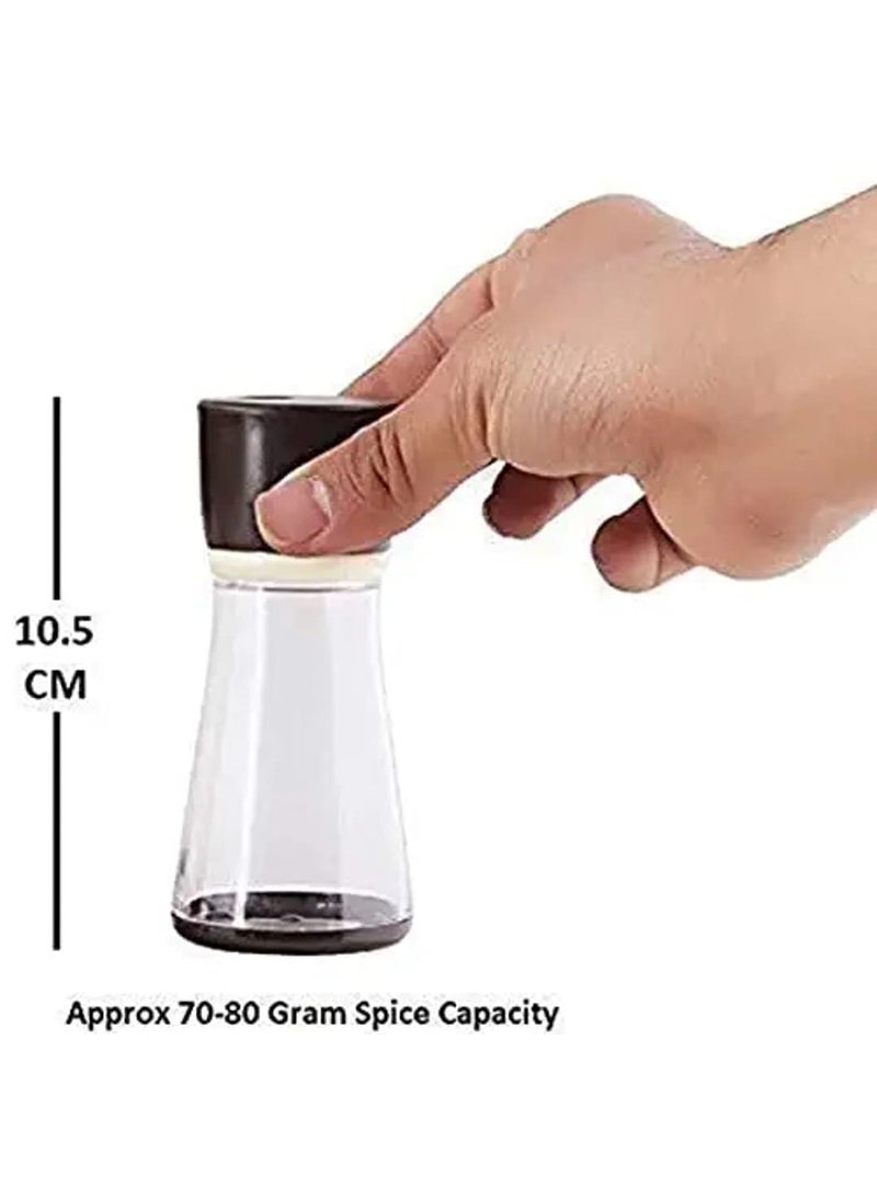 Foscadit Multipurpose Spice Rack 6 in 1 Masala Rack Condiment Set Kitchen Store to Herbs Condiments Salt Pepper 6 pcs set