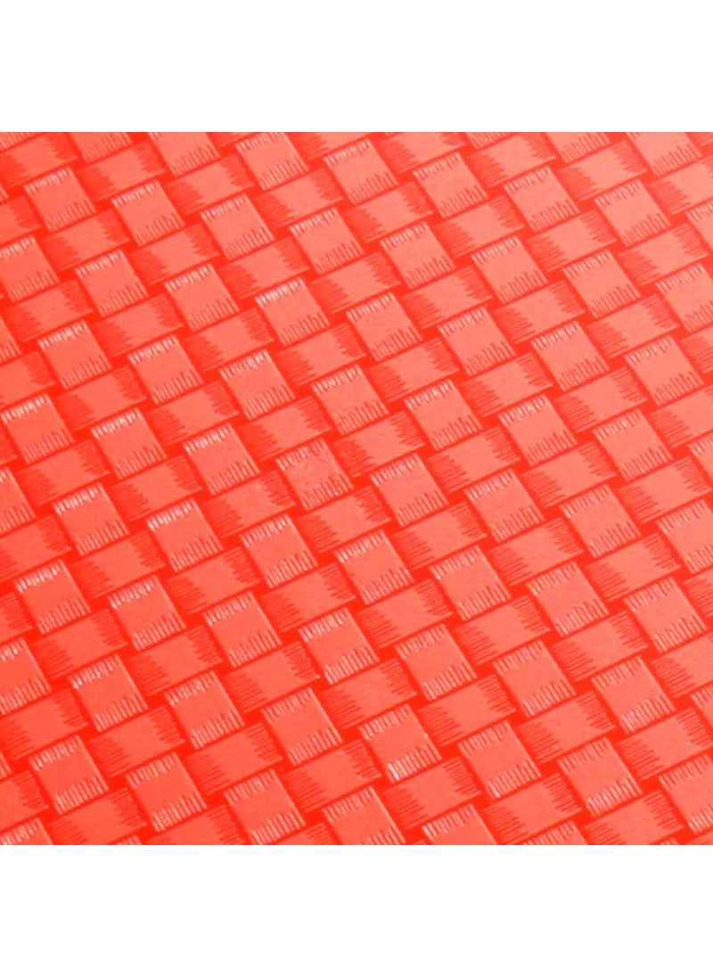 Improvhome Serving PlatterLarge Tray Made of Premium Plastic Rectangular Shape Length 16 Inches X Breadth 12 Inches 4 Red Tray