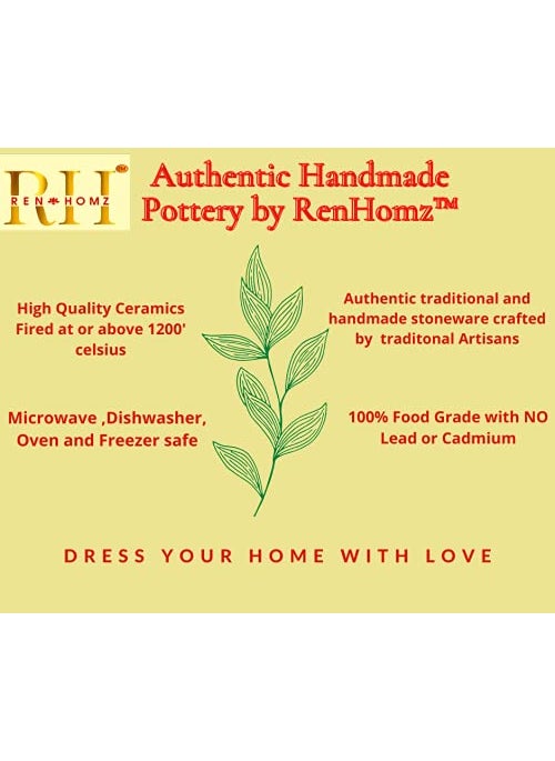 Renhomz Premium Ceramic Snacks PlatterSet of 2 Designer Handmade GreenTone Bodhi Leaf Party Snacks Platter Serving PlateSize 825 inch Each Microwave Safe Oven Safe Freezer Safe