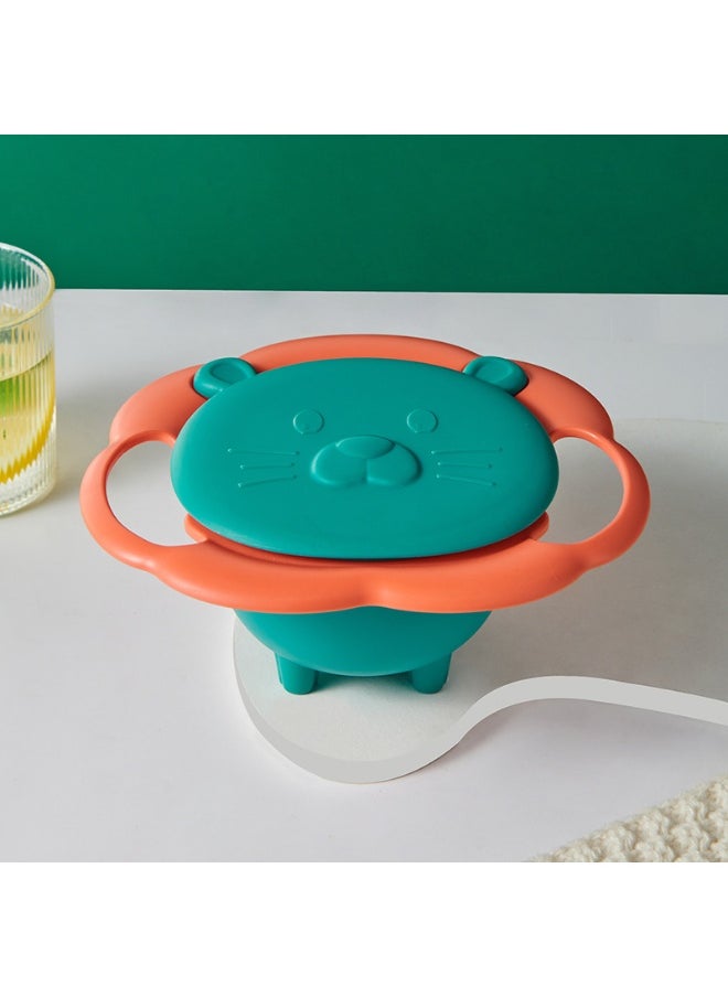 Kids 360° Anti-Spill Feeding Bowl Green
