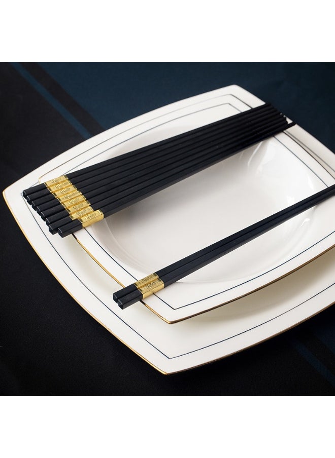 56-Piece European Bone China Dinnerware Set Alloy chopsticks a pack (ten pairs)