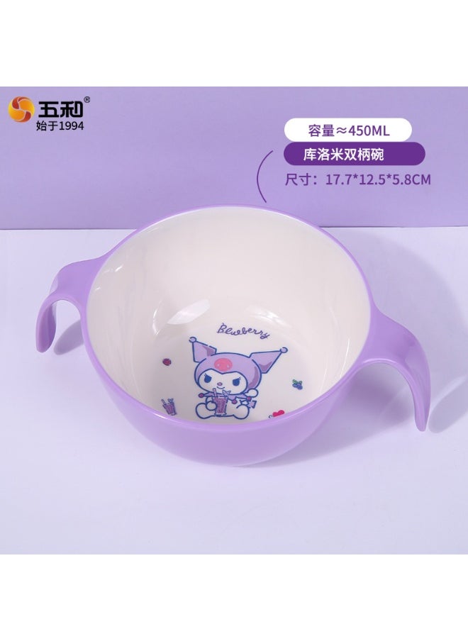 Sanrio Kids Tableware Set Double Handle Bowl KRM-SW6332