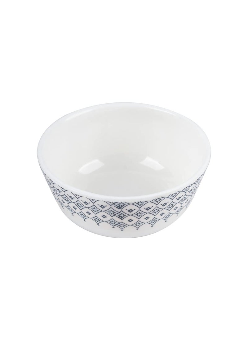 Market99 White Melamine Round Shape Morracon Soup Bowl 250ml Serving Bowl for Soup Pasta and Oatmeal B Small Serving Bowl for Dining Table White 250 Ml