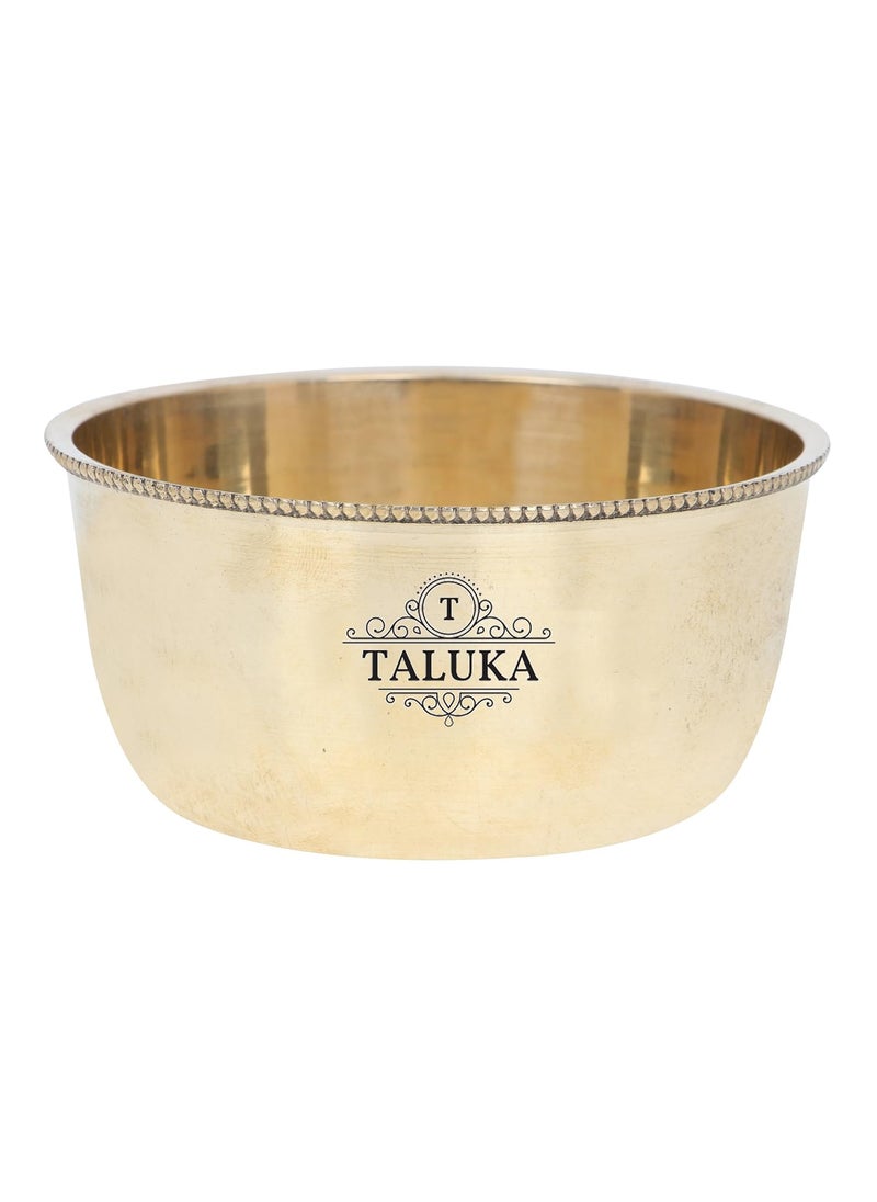 Taluka 4 x 2 Inches Approx Brass Round Bowl Katori Serving Purpose Brass Serveware Home Hotel Good Health Benefits