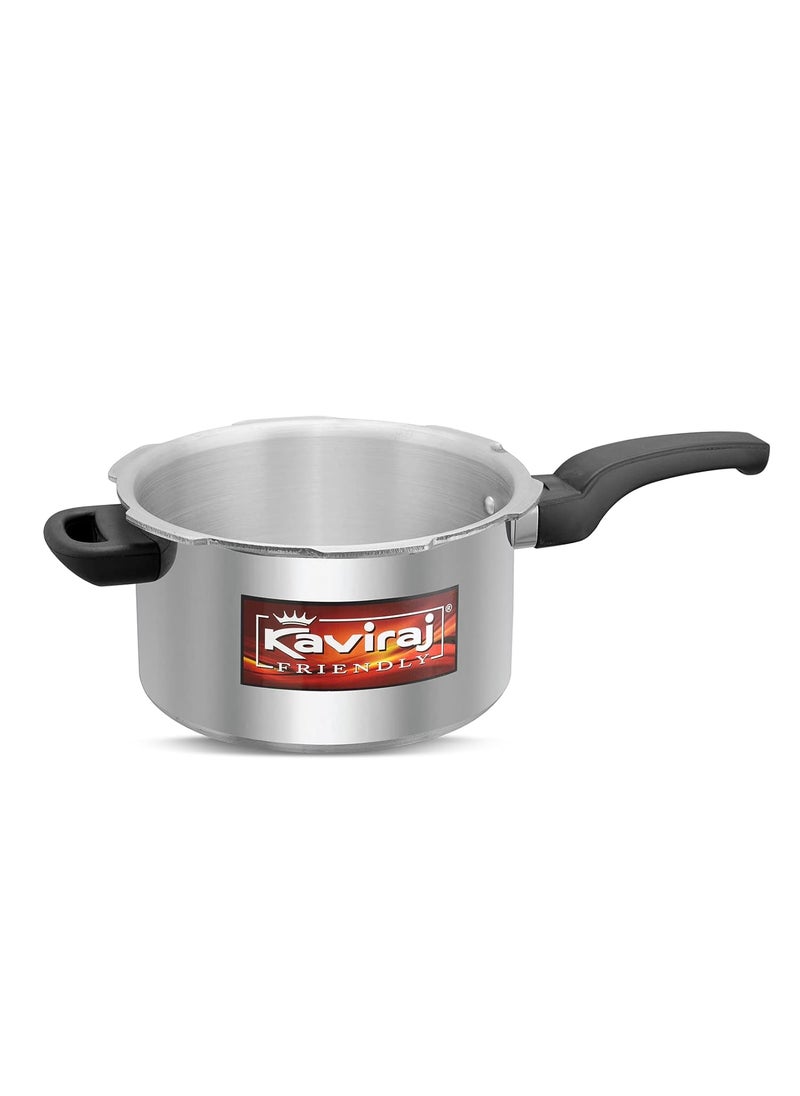 kaviraj Aluminium 5 Ltrs Pressure Cooker Induction Base K1060IB