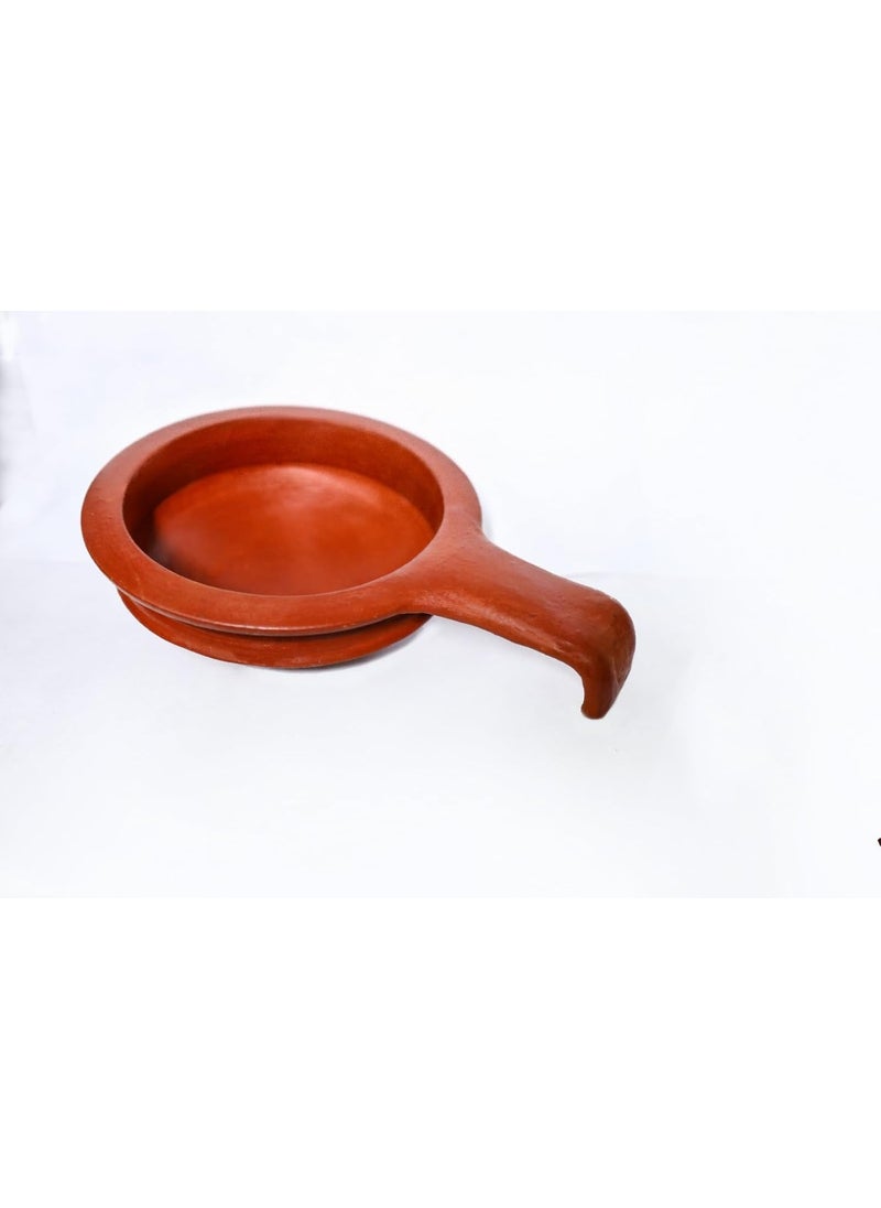 4U Crafts India Online Clay Pot for CookingComboEarthen HandiMitti Ke Bartan for Cooking PreSeasoned Red 1 Liter RED