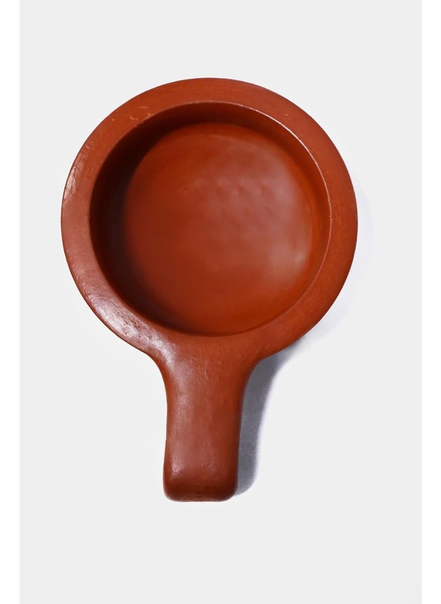 4U Crafts India Online Clay Pot for CookingComboEarthen HandiMitti Ke Bartan for Cooking PreSeasoned Red 1 Liter RED
