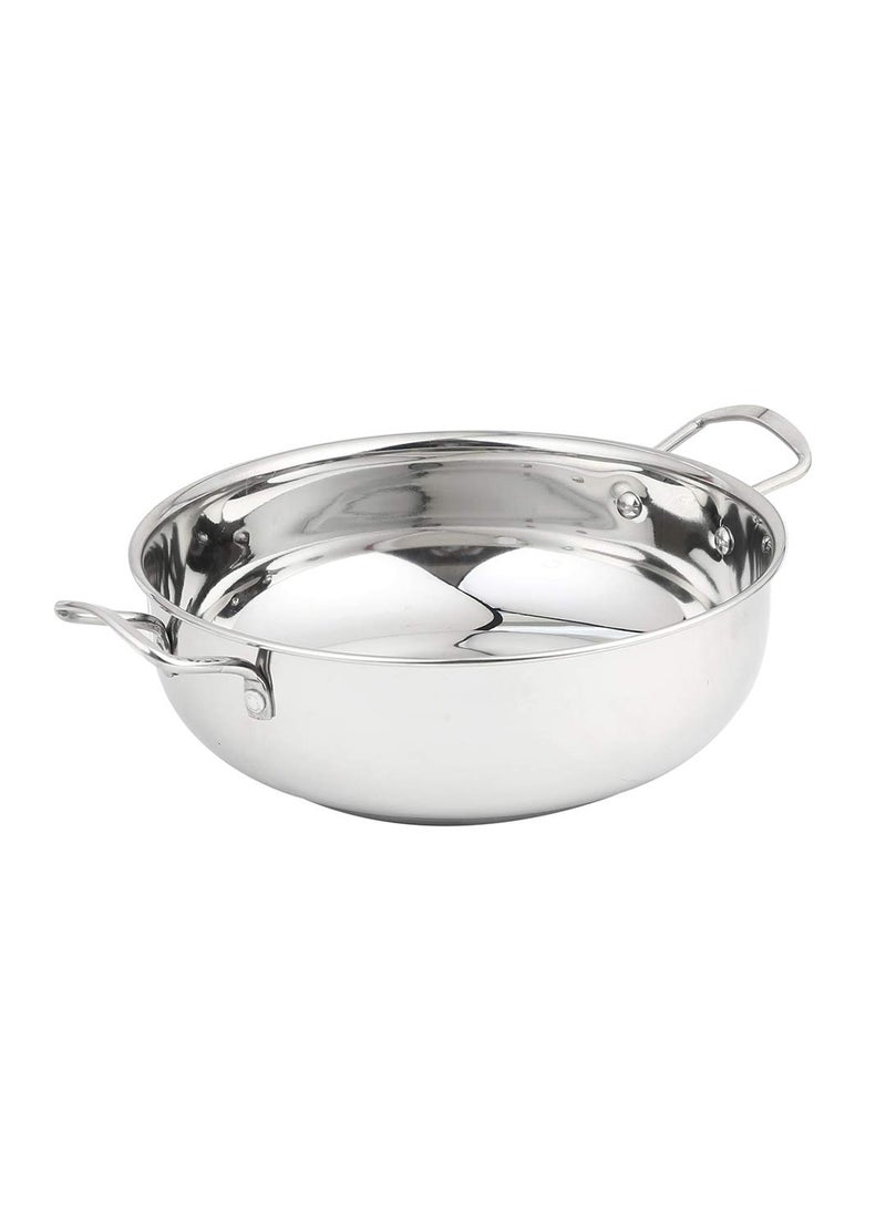 Aurum Dailyware Stainless Steel Kadai 15 LTR