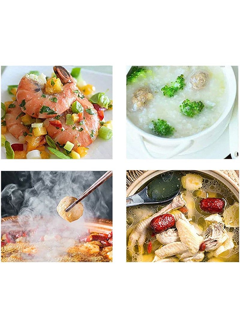 Matiko Hot Pot Electric Wok 2 Sides Mandarin Duck Pot Stock Pot Kitchen Casserole NonStick Cooking Pot Chinese Hotpot Easy to Clean Quick Heating