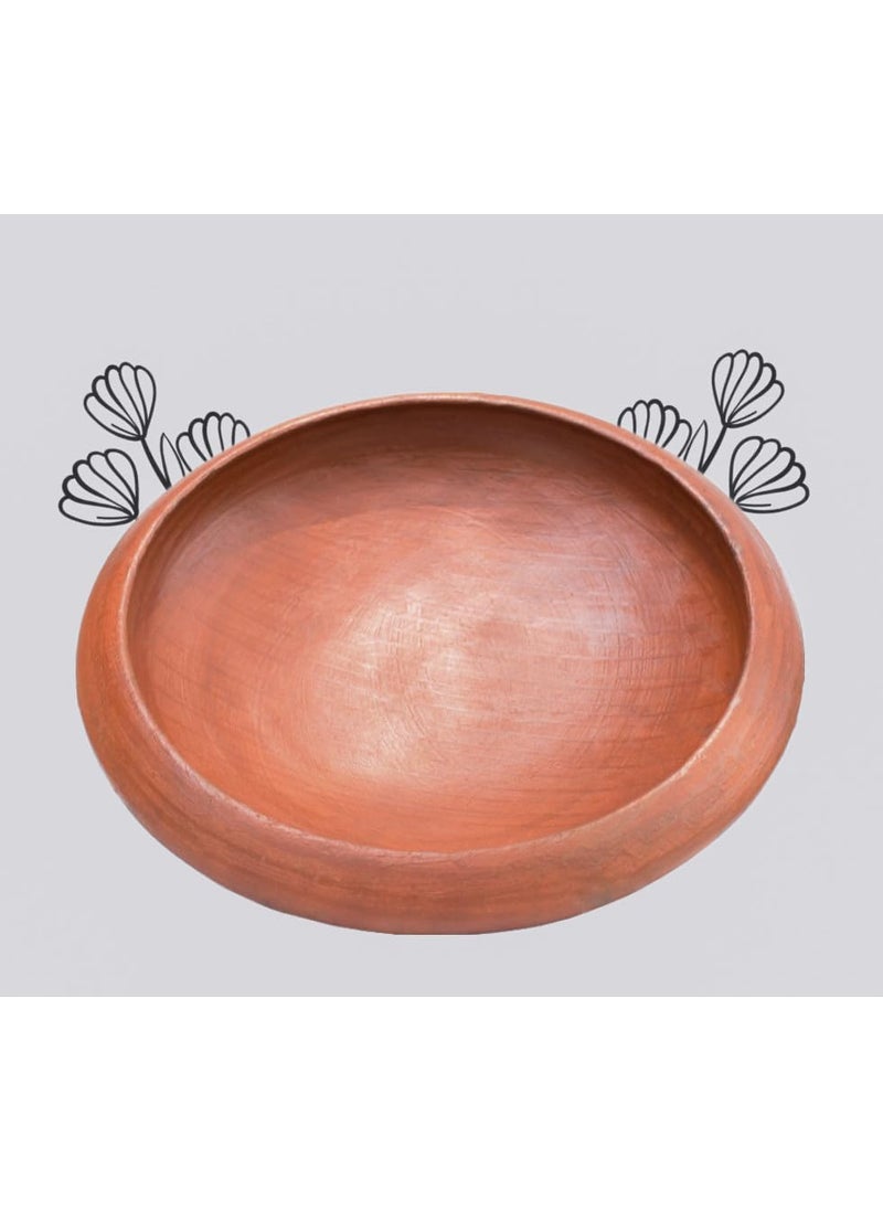 Craftsman Clay TawaPan for Cooking and Serving 10 Inch