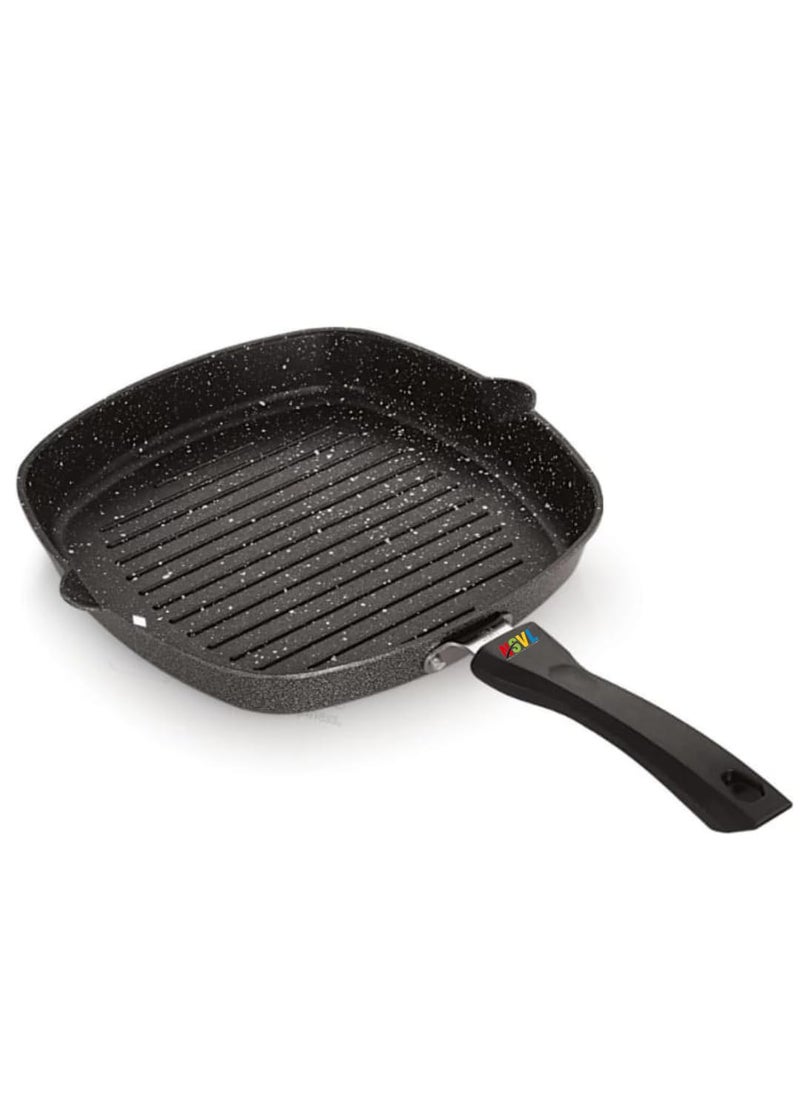 Nsvl Non Stick Grill Pan Mini Uttapam Pan Tawa Aluminum Multi Snack Maker 2 pc Combo