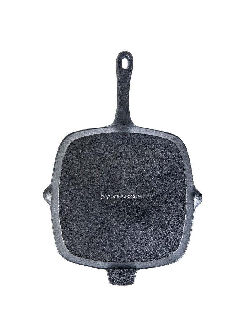 Wonderchef Forza Castiron 26 cm Grill Pan PreSeasoned Cookware Induction Friendly 38 mm
