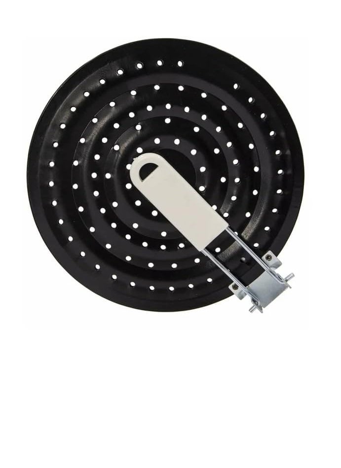 Snevad Hot Roaster Black Stainless Steel Foldable Handle Phulka Grill for Gas StoveGrill Tawa Jali for Kitchen Cooking Stainless Steel Papad Jali Mesh Brinjal Roaster Roti Grill Basket for Gas