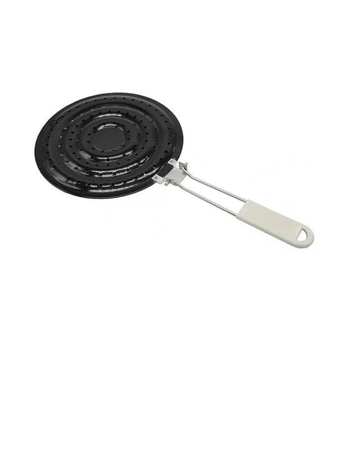 Snevad Hot Roaster Black Stainless Steel Foldable Handle Phulka Grill for Gas StoveGrill Tawa Jali for Kitchen Cooking Stainless Steel Papad Jali Mesh Brinjal Roaster Roti Grill Basket for Gas
