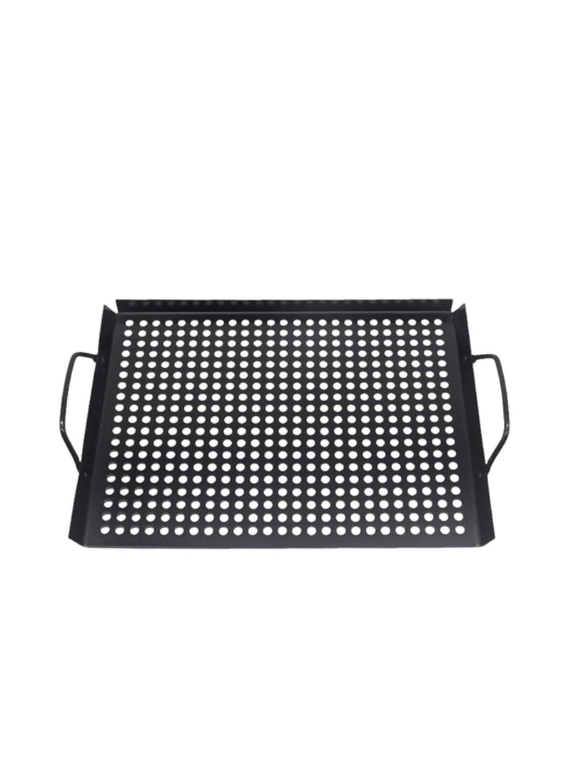 Kruvad Grill Plate with Holes Versatile Grill Plate for Indoor and Outdoor Use Durable Roasting Plate